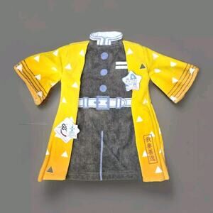 Demon Slayer Zenitsu Agatsuma Animae Comic Costume Cloth Robe Hand Towel Japan